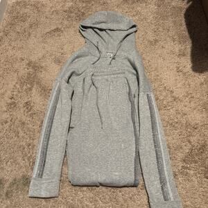 Fashion Nova Grey Sweatsuit With Rhinestones XS (A4)